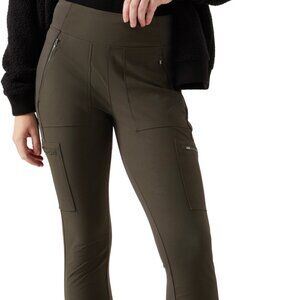 Athleta Headlands Hybrid Cargo II tights OLIVE